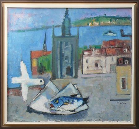 Sample artwork by Otto Adam (1901 - 1973), known for painting - View similar artists and auction records