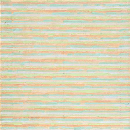 Untitled (Green and Orange Stripes), 1965