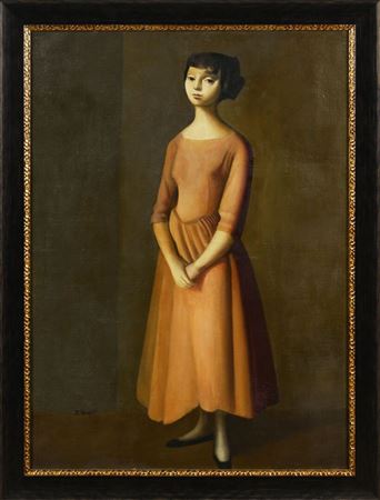 Portrait of a young woman.
