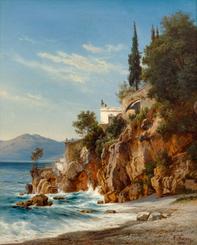 Beach near Fiume by Alois Kirnig - Auction record, sale price, and art valuation. Compare with similar artists and explore comparable artworks.