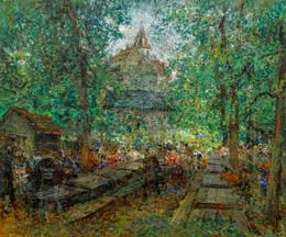 Tourist Pub by Pernštejn by Oldrich Blazicek - Auction record, sale price, and art valuation. Compare with similar artists and explore comparable artworks.