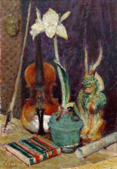 Musical Still Life by Ludvik Kuba - Auction record, sale price, and art valuation. Compare with similar artists and explore comparable artworks.