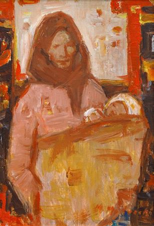Mother with Child by Maria Medvecka - Auction record, sale price, and art valuation. Compare with similar artists and explore comparable artworks.