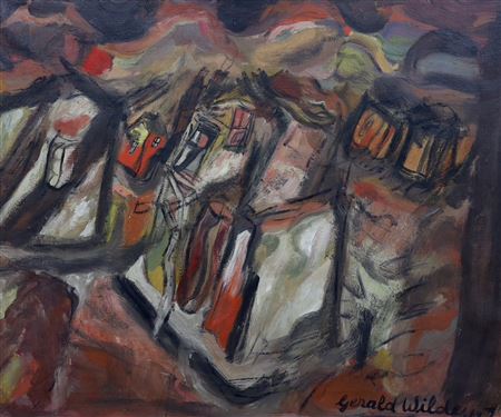 ‘STREET SCENE (2)’ by Gerald Wilde - Auction record, sale price, and art valuation. Compare with similar artists and explore comparable artworks.