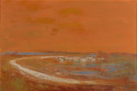 Landscape with herd.