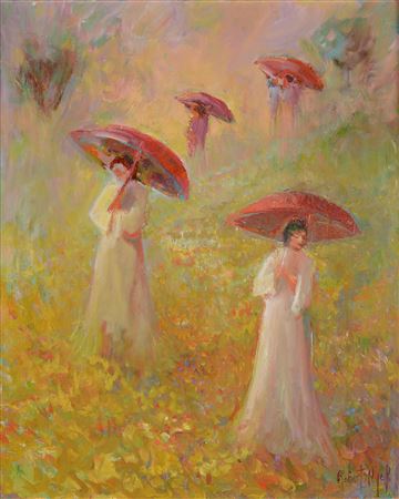 Parasols in the countryside