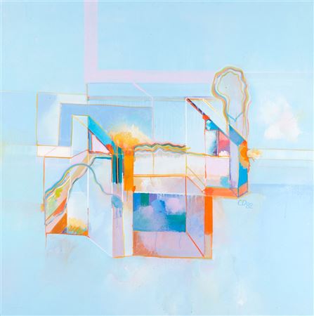 Homage to Transparency III (Settlement), 1982