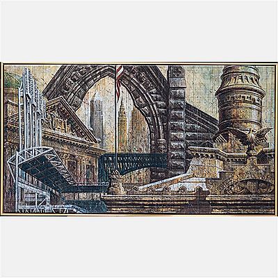 BANKS OF CUYAHOGA by George Kozmon - Auction record, sale price, and art valuation. Compare with similar artists and explore comparable artworks.