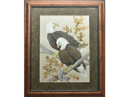 Two eagles