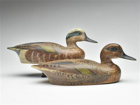 Exceptionally rare pair of widgeon
