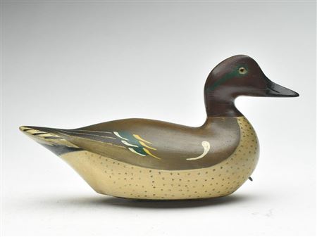 Sample artwork by Charles Magnus Bergman (1856 - 1946), known for red cedar decoys - View similar artists and auction records