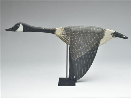 Very rare flying Canada goose weathervane