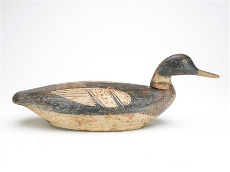 Hollow carved merganser