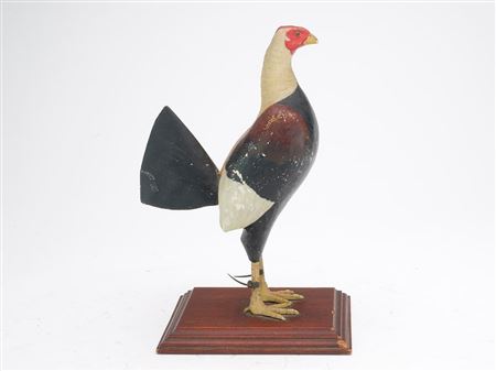 1/3 size fighting cock by A J Ditman - Auction record, sale price, and art valuation. Compare with similar artists and explore comparable artworks.