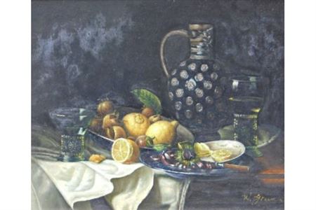 Sample artwork by W Green (19th century), known for painting - View similar artists and auction records
