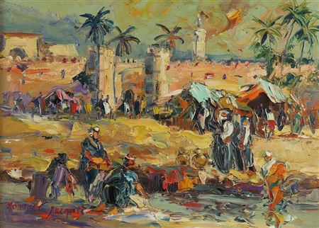Orientalist scene