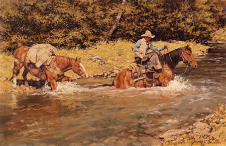 DEEP CREEK; 1981 by Richard Audley Freeman - Auction record, sale price, and art valuation. Compare with similar artists and explore comparable artworks.