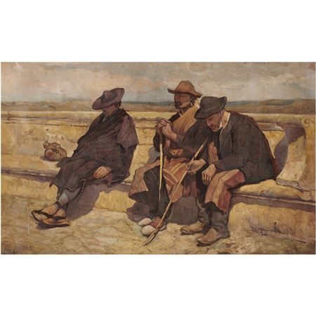 Untitled (Three Seated Figures), 1892