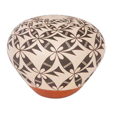 Laguna polychrome seed pot