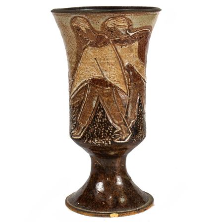 FOOTED VASE