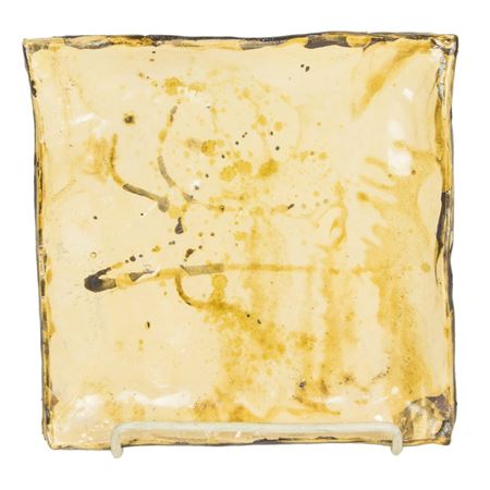 POTTERY SQUARE TRAY