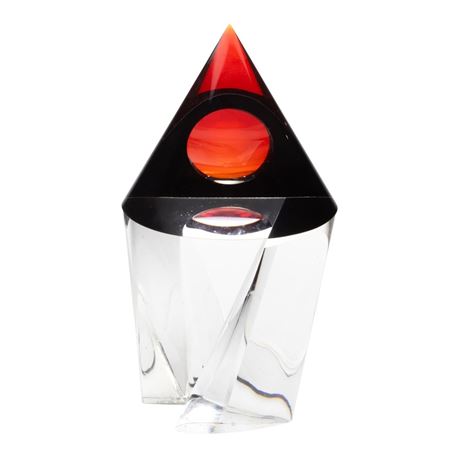 OPTICAL GLASS SCULPTURE: WALKER