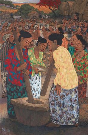 Sample artwork by Rudi Mardijanto (21st century), known for painting - View similar artists and auction records