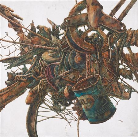 Composition Series Ii, 1995 by Yeoh Kean Thai - Auction record, sale price, and art valuation. Compare with similar artists and explore comparable artworks.