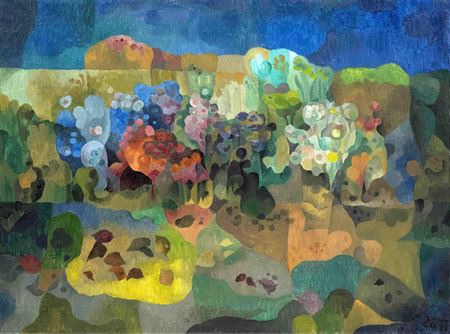 Autumn dream landscape. 1977