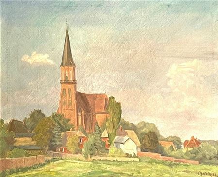 The Fischländer church in Wustrow. 1943