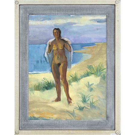 Female nude on the beach by Heiner Palinkas - Auction record, sale price, and art valuation. Compare with similar artists and explore comparable artworks.