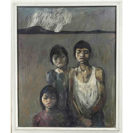 Three siblings in sparse landscape by Fritz Eisel - Auction record, sale price, and art valuation. Compare with similar artists and explore comparable artworks.