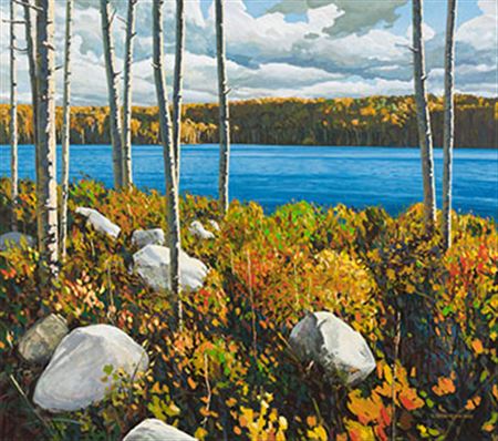 Autumn on the Gander, Newfoundland