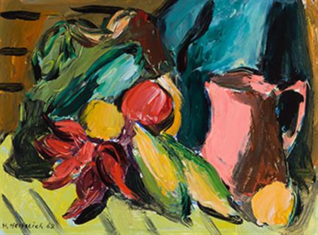 Still Life by Herman Heimlich - Auction record, sale price, and art valuation. Compare with similar artists and explore comparable artworks.
