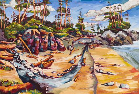 Sample artwork by William De Garthe (1907 - 1983), known for painting, sculpture, illustration, printmaking, murals and commercial art - View similar artists and auction records