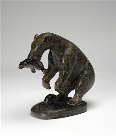 Bear Eating Seal