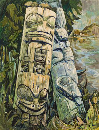 Queen Charlotte Island Totems