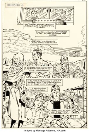 Jim Aparo and Mike DeCarlo Batman #427 Complete 22-Page Story "A Death in the Family! Chapter 4" Original Art (DC, 1988)