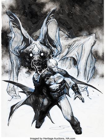 Olivier Coipel and Dave Stewart Batman: Lost #1 Cover Original Art (DC, 2017)