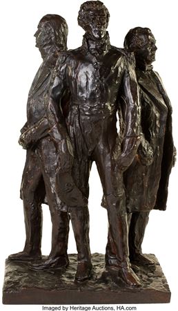 Andrew Jackson, James Polk, and Andrew Johnson by Jo (Joseph) Davidson - Auction record, sale price, and art valuation. Compare with similar artists and explore comparable artworks.