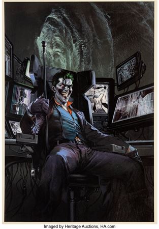 Gabriele Dell'Otto The Joker #1 Exclusive Variant Cover Original Art (DC, 2021)