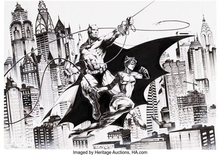 Jean Anthony Batman: Gotham City Chronicles Season 3 - Batman and Catwoman Role-Playing Game Illustration Original Art (DC/Monolith, 2022) by Anthony Jean - Auction record, sale price, and art valuation. Compare with similar artists and explore comparable artworks.