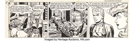 George Wunder Terry and the Pirates Daily Comic Strip Original Art dated 5-27-48 (News Syndicate Inc., 1948)