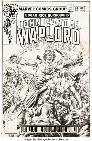 Sample artwork by Ernie (Sierra) Colon (1931 - 2019), known for comic book artist, whimsy, fantasy - View similar artists and auction records