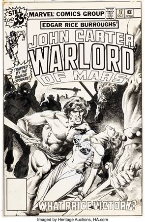 Ernie Colon and Rudy Nebres John Carter Warlord of Mars #17 Cover Original Art (Marvel, 1978) by Ernie (Sierra) Colon - Auction record, sale price, and art valuation. Compare with similar artists and explore comparable artworks.