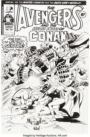 David Wenzel and Al Milgrom Avengers #142 (UK Weekly Series)
