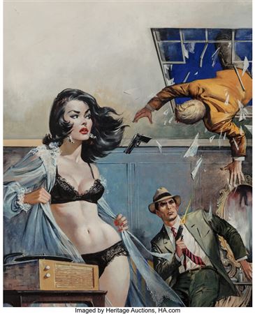 Case of the Deadly Tease, For Men Only magazine cover
