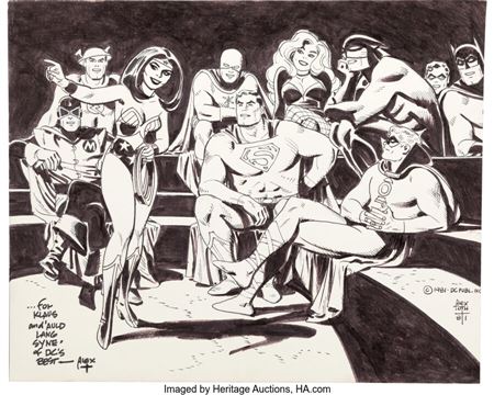 Alex Toth Alter Ego #63 Cover Original Art (TwoMorrows, 2006)
