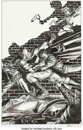 Lee Bermejo Batman: The Dark Knight III Master Race #1 Variant Cover Original Art (DC, 2016) by Lee Bermejo - Auction record, sale price, and art valuation. Compare with similar artists and explore comparable artworks.