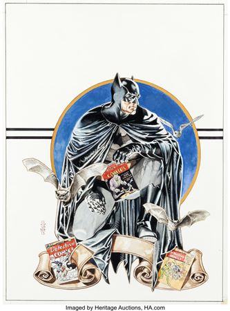 J. G. Jones Overstreet Comic Book Price Guide Volume 44 Paperback Cover Original Art (Gemstone Publishing, 2014)